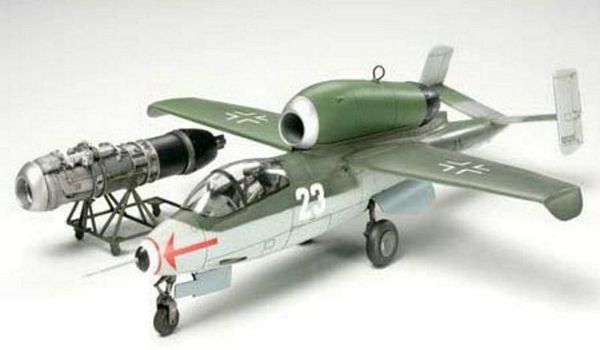 Tamiya 61097 German Heinkel He162 A2