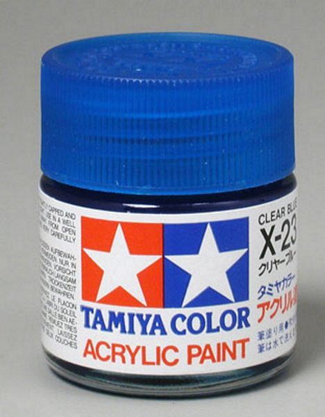 Tamiya 81023 Acrylic X-23 Clear Blue