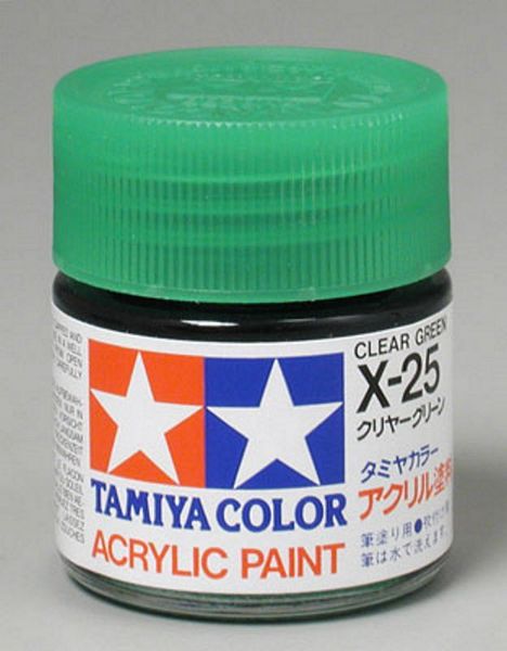 Tamiya 81025 Acrylic X-25 Clear Green