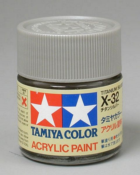 Tamiya 81032 Acrylic X-32 Titanium Silver