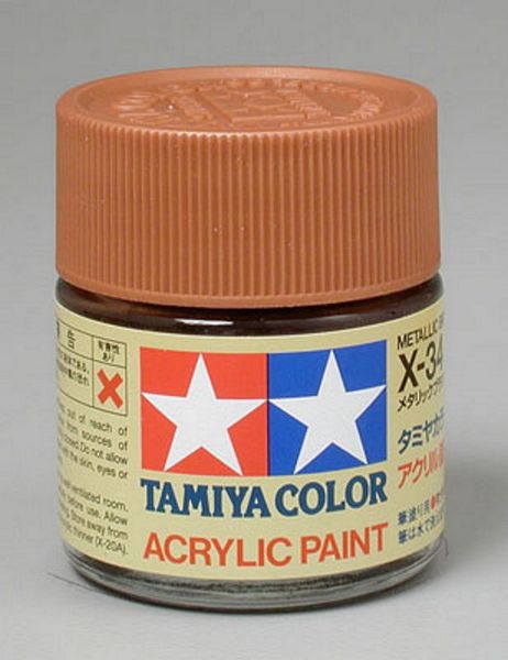 Tamiya 81034 Acrylic X-34 Metallic Brown