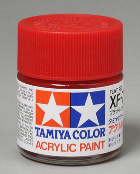 Tamiya 81307 Acrylic XF-7 Flat Red