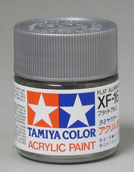 Tamiya 81316 Acrylic XF-16 Flat Aluminum