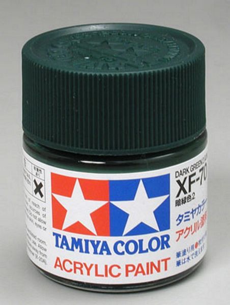 Tamiya 81370 Acrylic XF-70 Dark Green