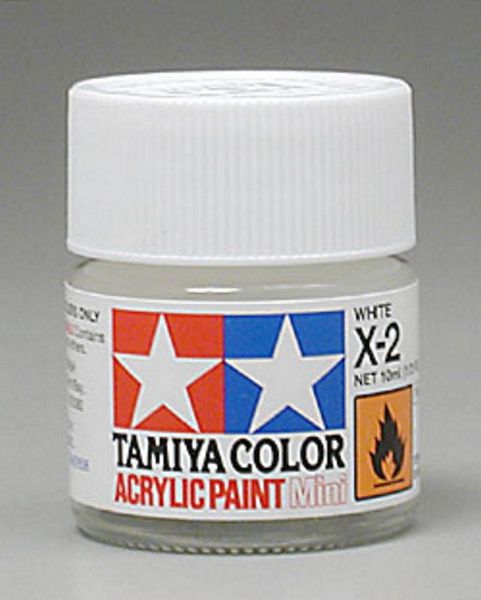 Tamiya 81502 Acrylic Mini X-2 White