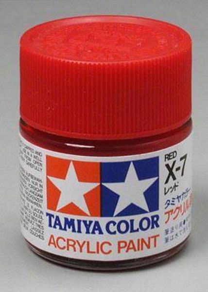 Tamiya 81507 Acrylic Mini X-7 Red