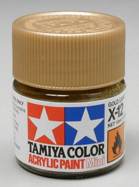 Tamiya 81512 Acrylic Mini X-12 Gold Leaf