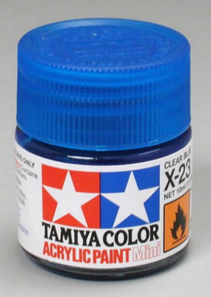 Tamiya 81523 Acrylic Mini X-23 Clear Blue