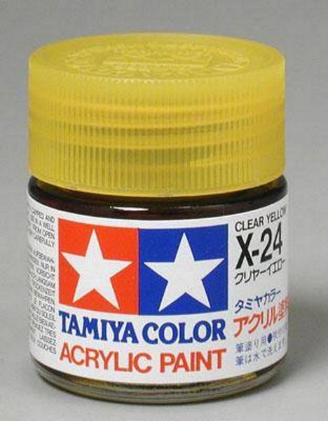 Tamiya 81524 Acrylic Mini X-24 Clear Yellow