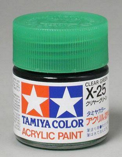 Tamiya 81525 Acrylic Mini X-25 Clear Green