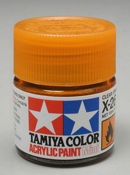 Tamiya 81526 Acrylic Mini X-26 Clear Orange