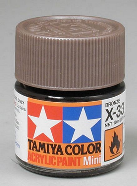 Tamiya 81533 Acrylic Mini X-33 Bronze