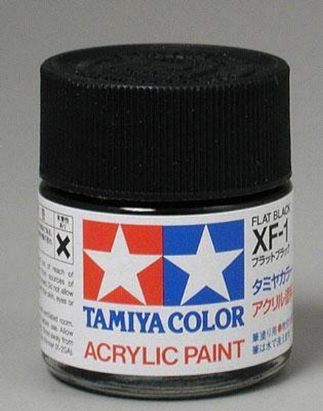 Tamiya 81701 Acrylic Mini XF-1 Flat Black