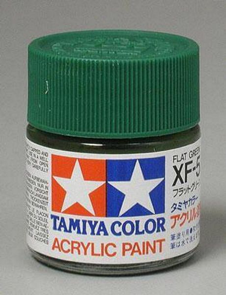 Tamiya 81705 Acrylic Mini XF-5 Flat Green