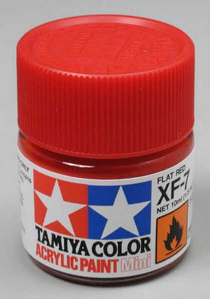 Tamiya 81707 Acrylic Mini XF-7 Flat Red