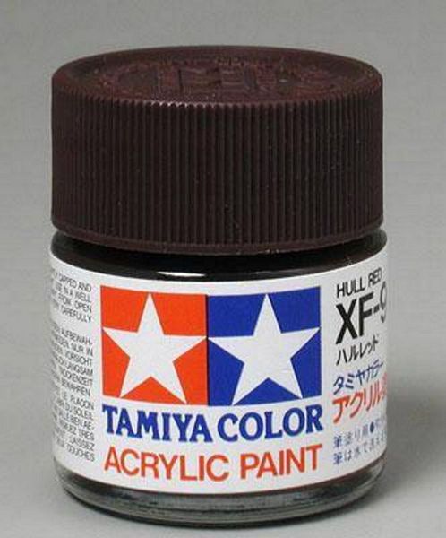 Tamiya 81709 Acrylic Mini XF-9 Hull Red