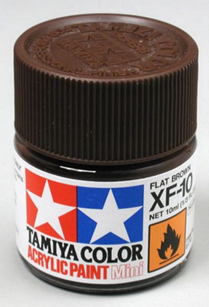 Tamiya 81710 Acrylic Mini XF-10 Flat Brown