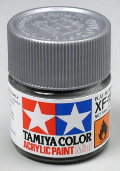 Tamiya 81716 Acrylic Mini XF-16 Flat Alumin