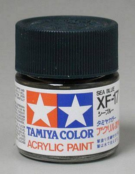 Tamiya USA Tam81717 Acrylic Mini Xf17 Sea Blue for sale online 