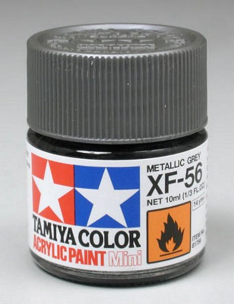 Tamiya 81756 Acrylic Mini XF-56 Metallic Gray