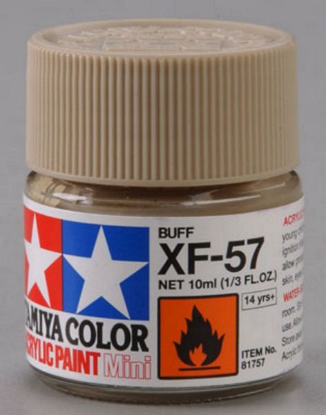 Tamiya 81757 Acrylic Mini XF-57 Buff