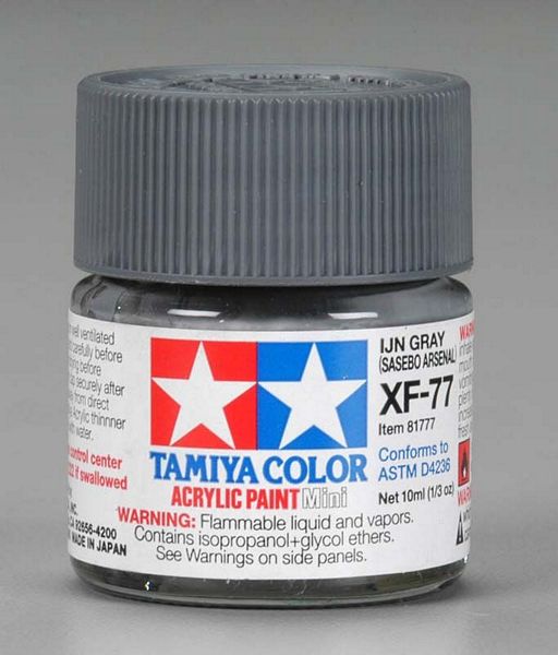 Tamiya 81777 Acrylic Mini XF-77 IJN Gray