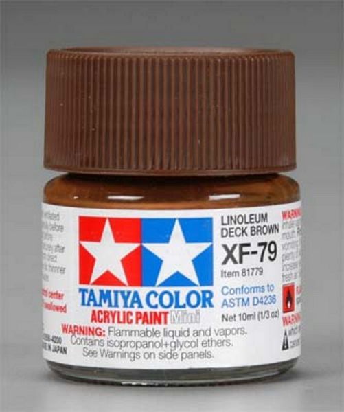 Tamiya 81779 Acrylic Mini XF-79 Deck Brown