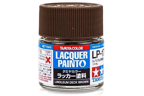 Tamiya 82117 Lacquer LP-17 Linoleum Deck Brown