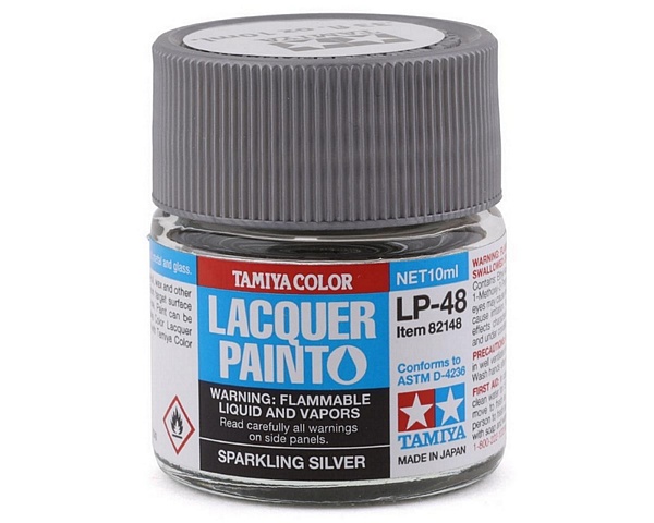 Tamiya 82148 Lacquer LP-48 Sparkling Silver