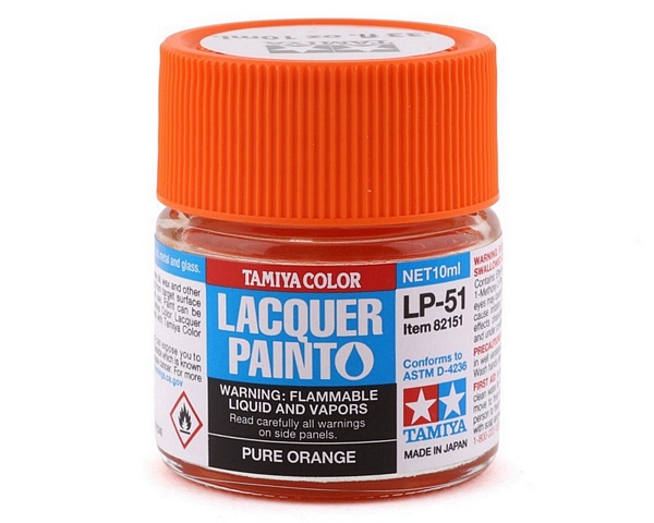 Tamiya 82151 Lacquer LP-51 Pure Orange
