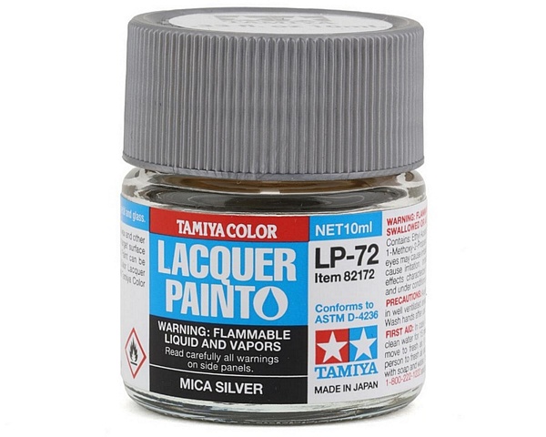 Tamiya 82172 Lacquer LP-72 Mica Silver