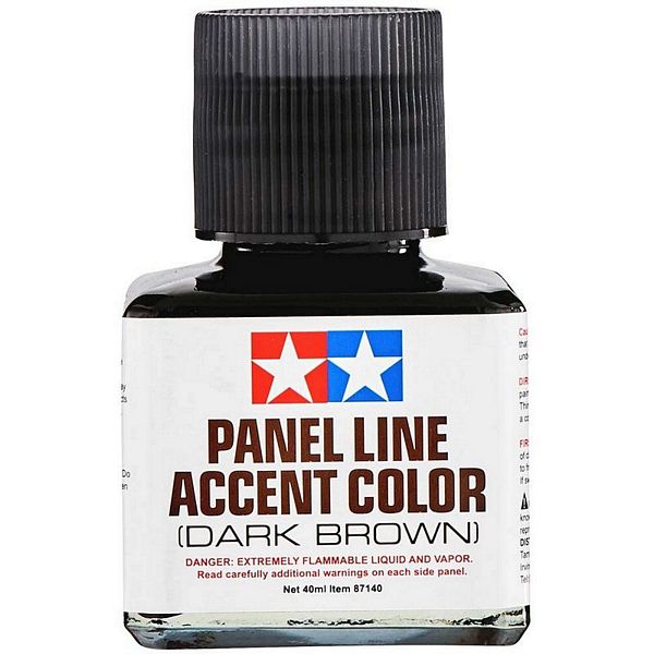 Tamiya 87140 Panel Line Accent Color Dark Brown