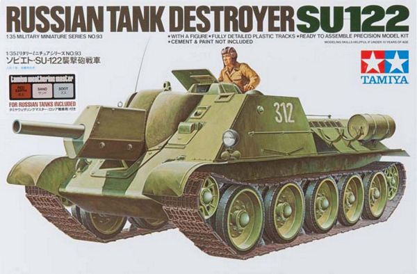 Tamiya 89798 Russian Tank Destroyer SU-122