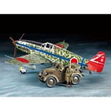 Tamiya 25203 Kawasaki Ki-61-Id Hien Tony with 4X4 Light Vehicle Kurogane