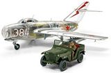 Tamiya 89729 MiG 15 Clear with GAZ-67B