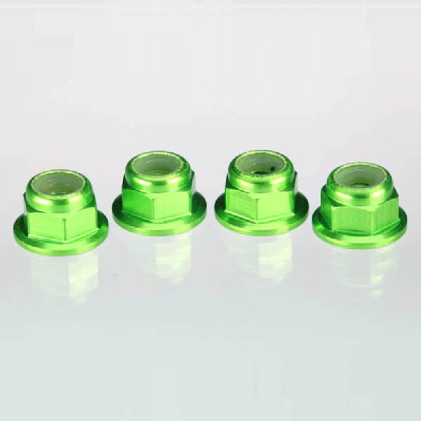 Traxxas 1747G Green-Anodized Nuts