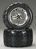 Traxxas 5174 Talon Tires Onss Chrome T-Maxx-Revo 2