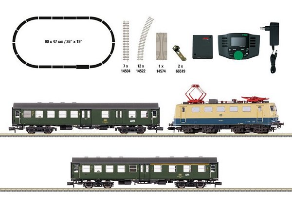 MiniTrix 11132 Passenger Train Digital Starter Set