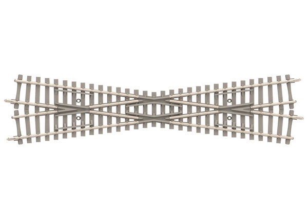 MiniTrix 14573 Crossing 15 Degrees with Concrete Ties