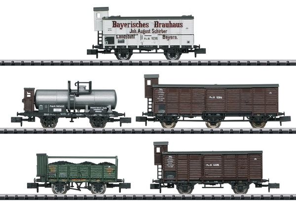 MiniTrix 15284 Palatinate Freight Car Set