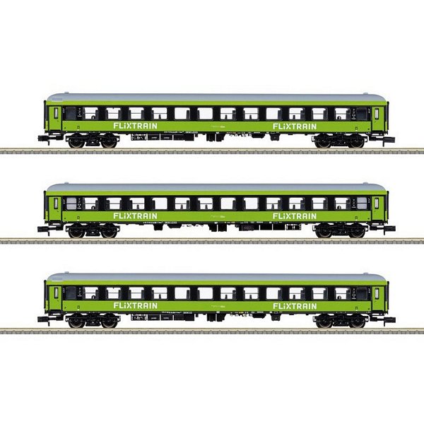 MiniTrix 15462 FlixTrain Express Train Passenger Car Set