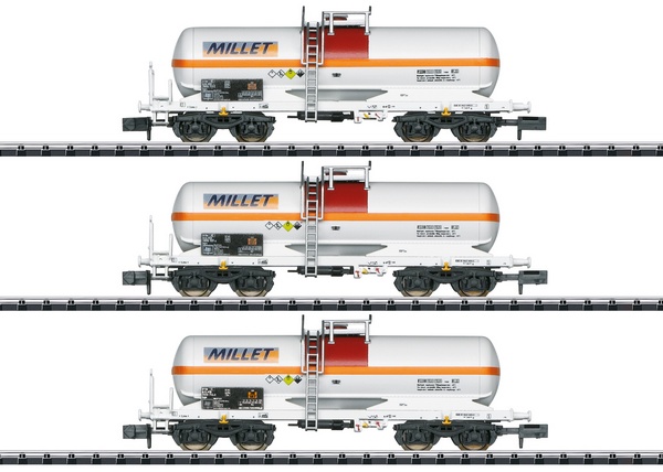 MiniTrix 18266 Millet Tank Car Set