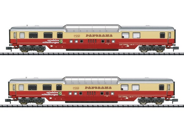 MiniTrix 18712 Special TEE Vista Dome Car Set