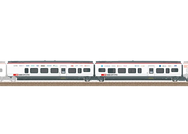 Trix 23285 Add-On Car Set 2 for the SBB Class RABe 501 Giruno