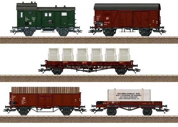 Trix 24075 Heringsdorf Seaside Resort Freight Car Set