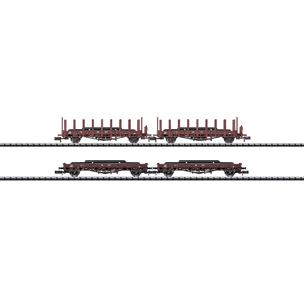 MiniTrix 15411 Set with 4 Stake Cars