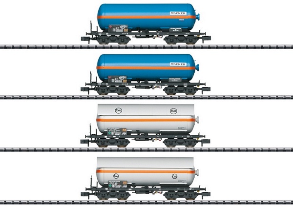 MiniTrix 15538 Compressed Gas Tank Car Car Set