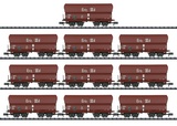 MiniTrix 15458 Display with 10 Type Erz IIId Hopper Cars