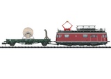 MiniTrix 16992 Powered Catenary Maintenance Rail Car with a Catenary Construction Car