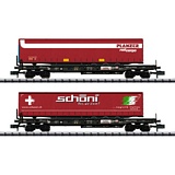 MiniTrix 18706 HUPAC Deep Well Flat Car Set